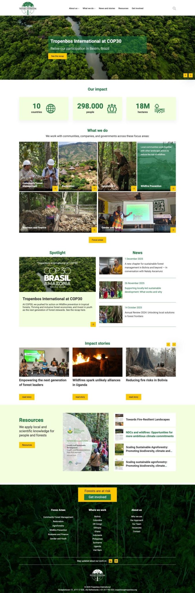 screenshot [www.tropenbos.org]