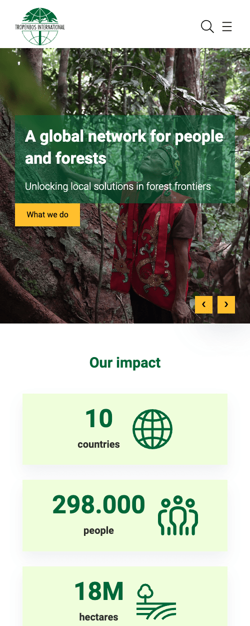 screenshot [www.tropenbos.org]